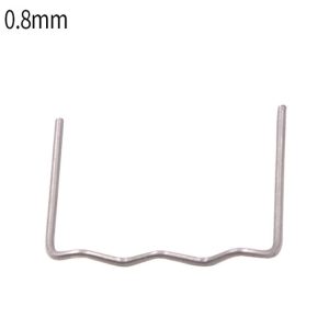 500pcs / Pack Auto Bumper Plastic Repair Welding Machine Hot Melt Plastic Welding Tool Welding Wire Patch, Style: Patch 10 0.8mm