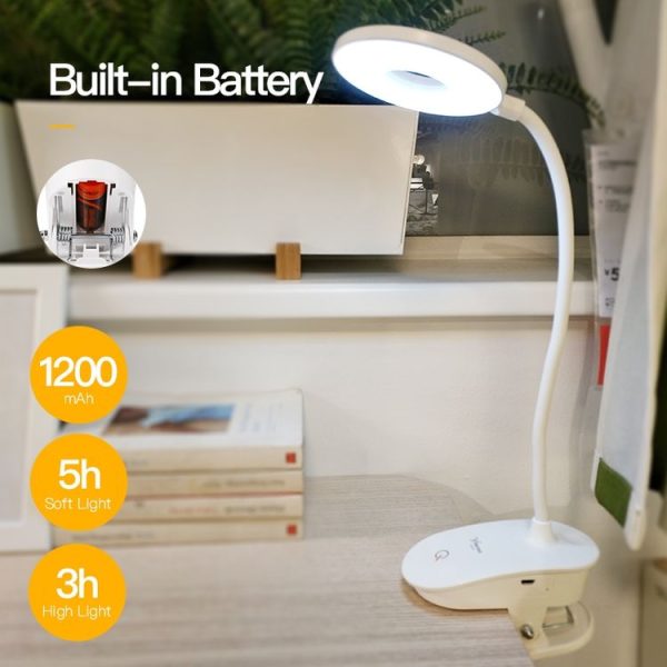 YAGE YG-8102 2W 18LEDs Touch Switch 3-Level Dimming Clip Desk Lamp Eye Protection LED Light - Image 4