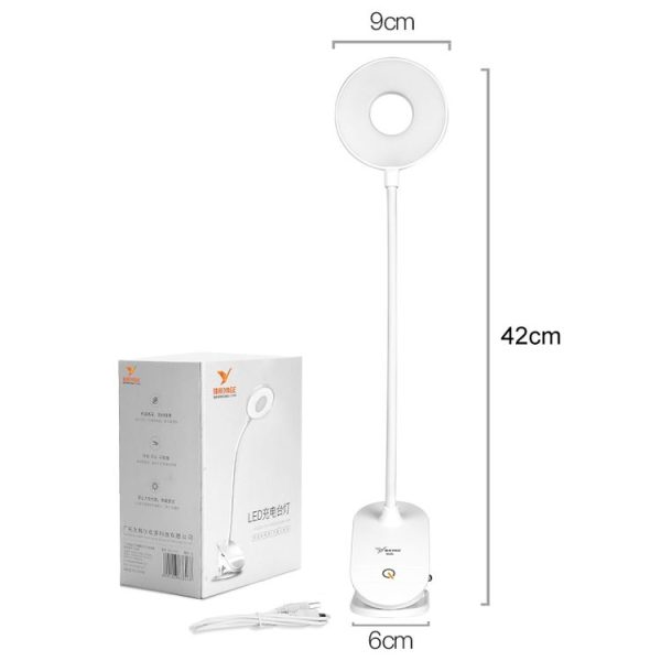 YAGE YG-8102 2W 18LEDs Touch Switch 3-Level Dimming Clip Desk Lamp Eye Protection LED Light - Image 5