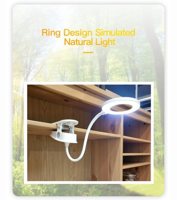 YAGE YG-8102 2W 18LEDs Touch Switch 3-Level Dimming Clip Desk Lamp Eye Protection LED Light - Image 7