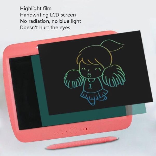 Children LCD Painting Board Electronic Highlight Written Panel Smart Charging Tablet, Style: 11.5 inch Monochrome Lines (Blue) - Image 3