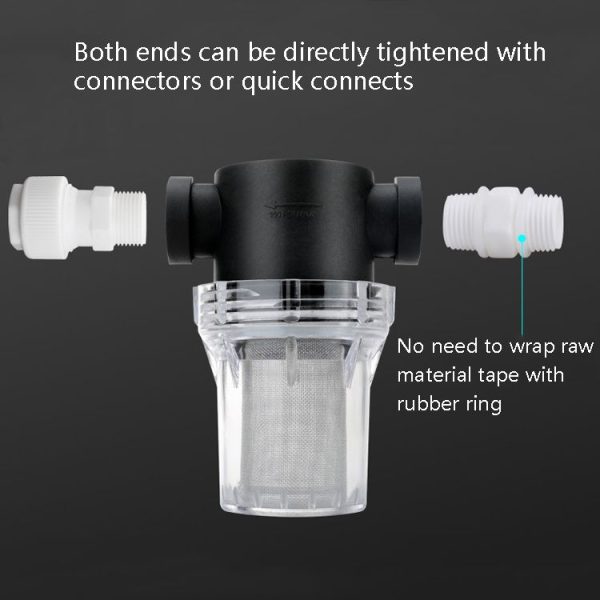 Water Pipe Front Plastic Filter Garden Irrigation Water Purifier, Specification: 4 Points Interface 40 Mesh - Image 3