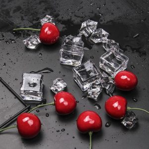 Fruit Package D Fake Ice Cube Photo Props Gourmet Photography Decoration Model