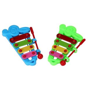 5 PCS Creative Cute Hand Knock Xylophone Percussion Set Children Educational Music Toys, Random Color