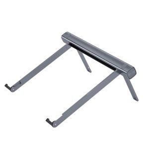Laptop Desktop Heightening Bracket Portable Aluminum Alloy Portable Lifting Heat Dissipation Base (Silver Gray)