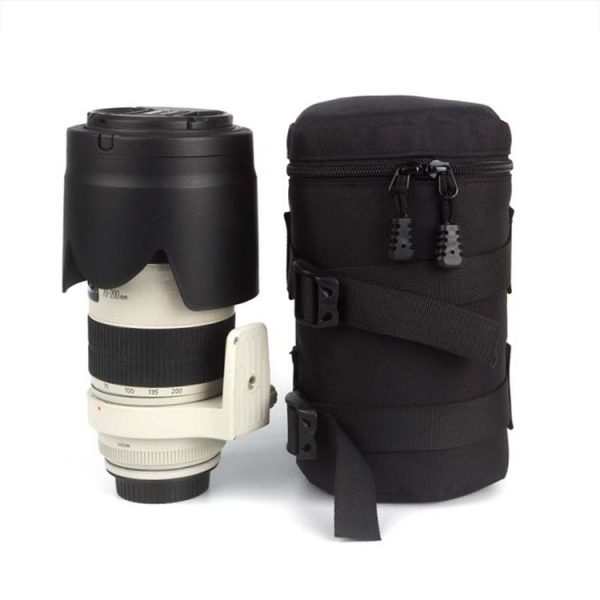 5603 Wear-Resistant Waterproof And Shockproof SLR Camera Lens Bag, Size: M (Black) - Image 6