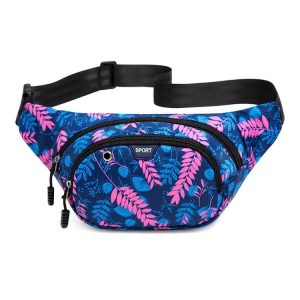 Ladies Sports Running Waist Bag Outdoor Leisure Cashier Wallet, Size: 10 inch (Brilliant Blue)
