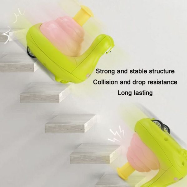 3 PCS Children Animal Press Crawling Toy Car, Random Color Delivery, Specification: Cake Car - Image 5
