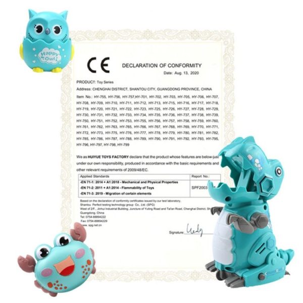 3 PCS Children Animal Press Crawling Toy Car, Random Color Delivery, Specification: Cake Car - Image 8
