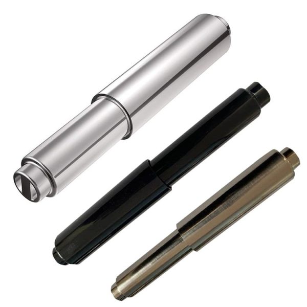 Tissue Box Plastic Retractable Shaft Core Spring Retractable Roll Paper Shaft, Style: Chrome Stretch - Image 2