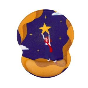 G-04 Cute And Fresh Office Mouse Wrist Pad Mouse Silicone Soft Pad