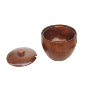 Creative Vintage Wood Spice Jar Kitchenware, Type: Salt Shaker