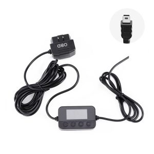 HS-01 Car Charger Line 24V To 5V Driving Recorder Buck Line Digital Shortage Video ACC Power Cord, Style: Mini Straight