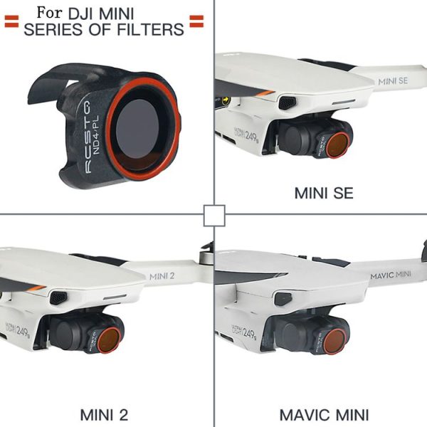 RCSTQ 4 in 1 ND4 / 8 / 16 / 32-PL Filter For DJI Mini / Mini 2 / Mini SE - Image 6