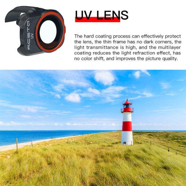RCSTQ 6 in 1 ND-4 / 8 / 16 / 32-PL + UV + CPL Filter For DJI Mini / Mini 2 / Mini SE - Image 7