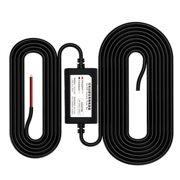 Car OBD Low-Voltage Protection Parking Monitor Power Cord 12V Turn 5V 2.5A Step-down Line, Specification: Mini Straight - Image 2