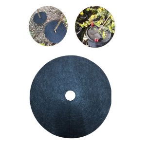 32x4cm Ecological Anti-Grass Non-Woven Cloth Gardening Floor Cover Cloth Breathable Moisturizing Can Reduce Fruit Garden Film (Black)