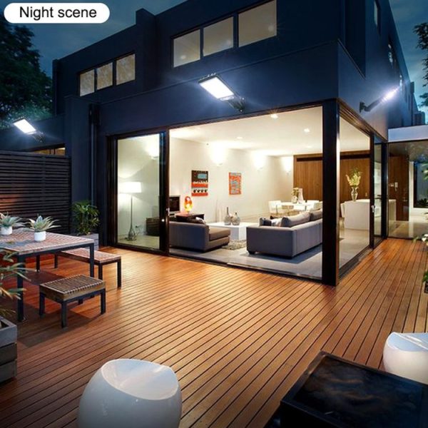 616 Solar Street Light LED Human Body Induction Garden Light, Spec: 108 COB With Remote Control - Image 7