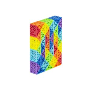 Children Puzzle Toy Color Variety Segment Magic Ruler, Spec: Hollow-48 Sections