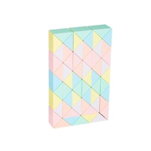 Children Puzzle Toy Color Variety Segment Magic Ruler, Spec: Macaron-60 Sections