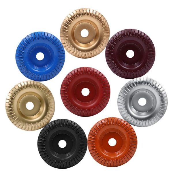 Woodworking Sanding Plastic Stab Discs Hard Round Grinding Wheels For Angle Grinders, Specification: 100mm Black Curved - Image 3