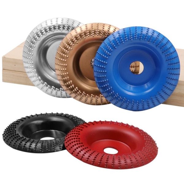 Woodworking Sanding Plastic Stab Discs Hard Round Grinding Wheels For Angle Grinders, Specification: 100mm Black Curved - Image 5