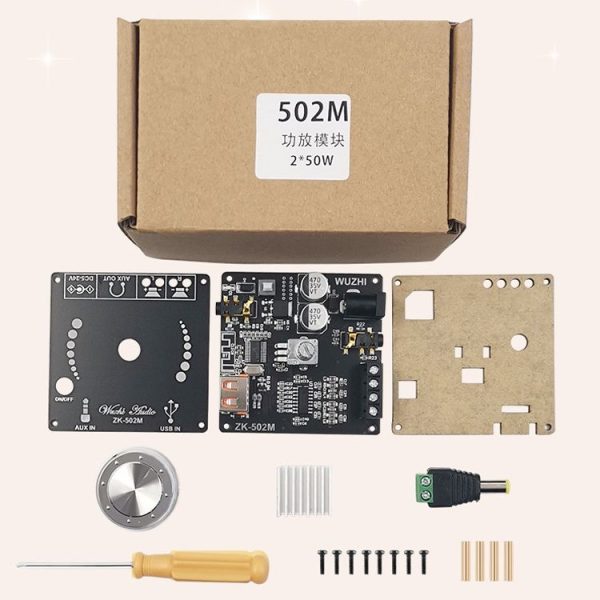 ZK-502M Stereo Bluetooth Digital Power Amplifier Motherboard - Image 6