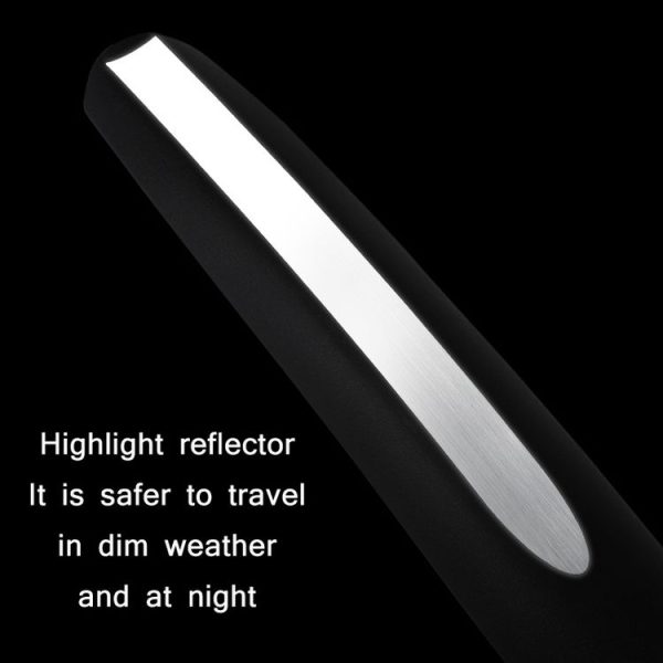 WEST BIKING YP0714018 Bicycle Folding Reflective Mudguard (Black) - Image 6