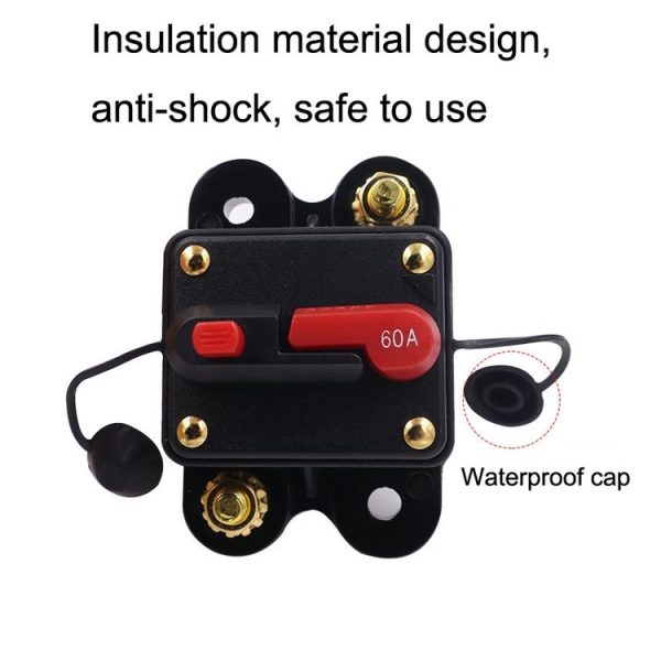 CB2 Car RV Yacht Audio Modification Automatic Circuit Breaker Switch, Specification: 40A - Image 4