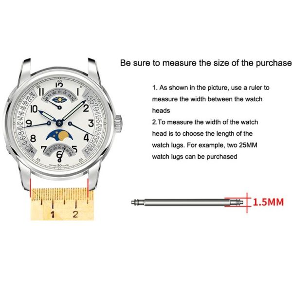 360 PCS / Set with Ear Batch 10-27mm Strap Connecting Shaft Stainless Steel Watch Spring Bar - Image 3