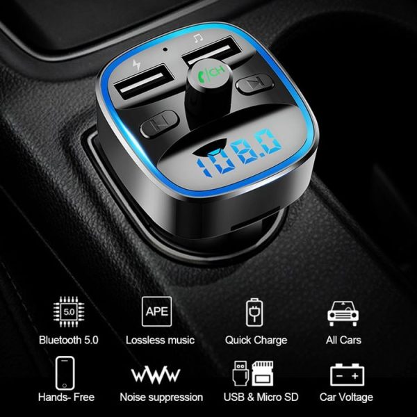 T25 Car MP3 Bluetooth Player Charger - Image 6
