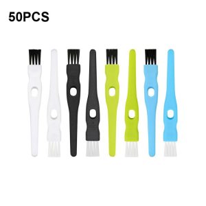 50 PCS Crevice Cleaning Brush Garlic Masher Brush Coffee Machine Brush (Random Color Delivery)