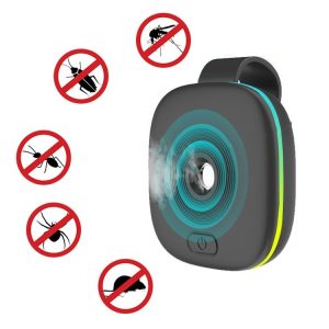 Outdoor Mosquito Repellent Ultrasonic Portable Spray Fragrance Mosquito Repellent (Black)