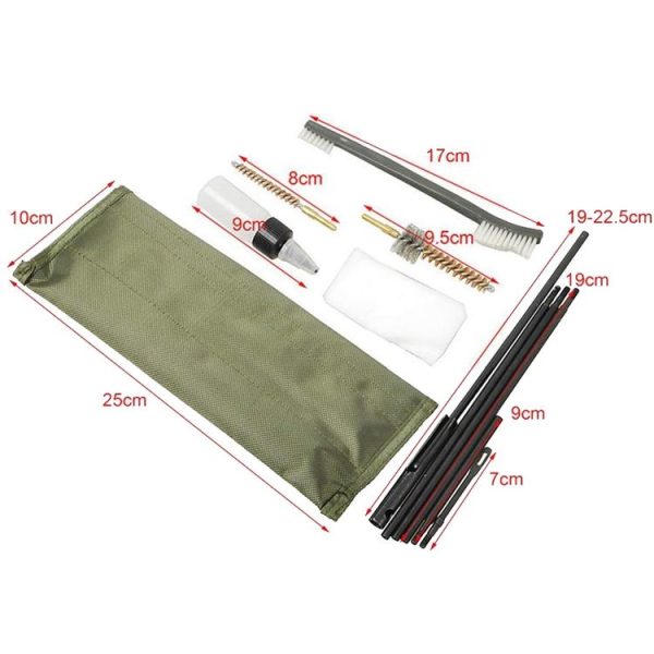 11 PCS / Set Spray Cleaning Tool Pipeline Dust Wire Brush (Army Green) - Image 3