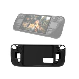 PGTECH Game Console Silicone Case With Anti-Slip Particles for Steam Deck (Black)