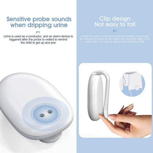 Wireless Bedwetting Alarm Pee Alarm with Receiver for Boys Grils Kids Potty Training Elder Care - Image 6