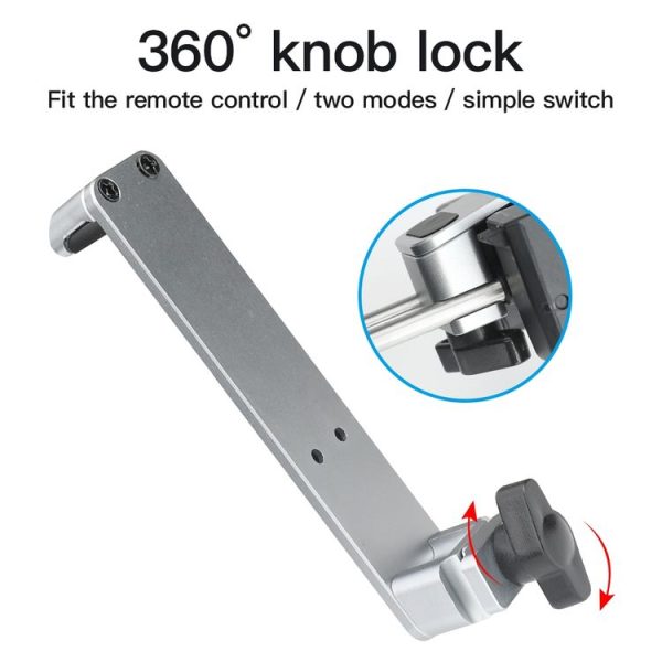 RCSTQ Remote Control Aluminum Tablet Holder for DJI Mini 3 Pro / Air 2S / Mini 2, Style: With Lanyard - Image 5