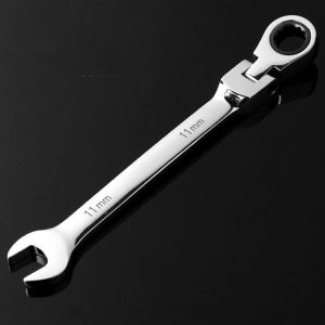 Combination Ratchet Wrench with Flexible Head Dual-purpose Ratchet Tool, Specification: 11mm