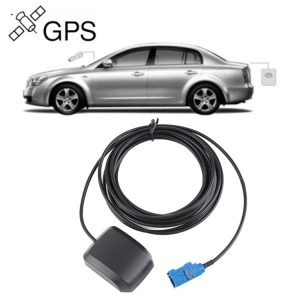2PCS Car DVD Navigation Magnetic Base GPS Satellite Antenna Amplifier SMA / FAKRA-C Interface