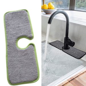 Basin Drain Pad Absorbent Dry Cleaning Pad Fiber Towel Water Mat Color Random Delivery, Size: 62.5x13cm