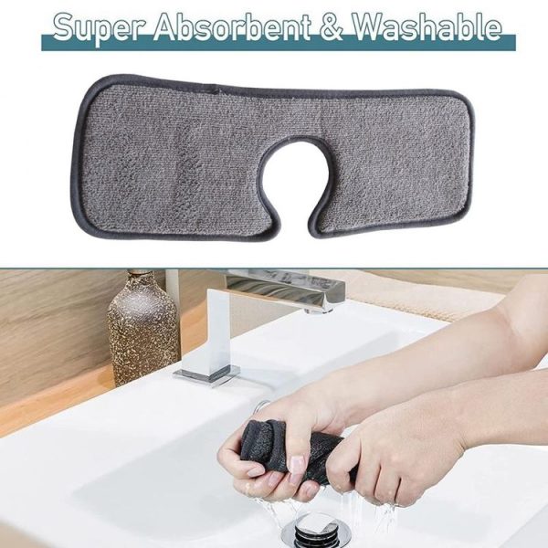 Basin Drain Pad Absorbent Dry Cleaning Pad Fiber Towel Water Mat Color Random Delivery, Size: 62.5x13cm - Image 6