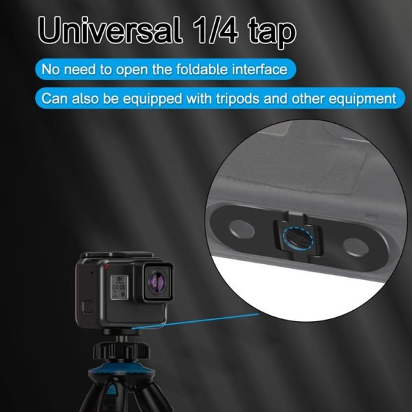 Metal Folding Magnetic Replacement Base for GoPro HERO10 Black / HERO9 Black / HERO8 Black / MAX - Image 6