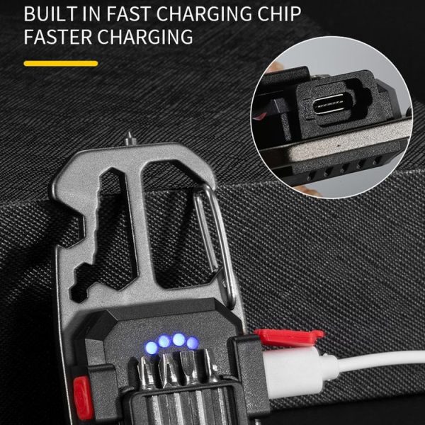 E-SMARTER W5138 Mini Bright Light Portable Flashlight, Specification: Black+Magnet - Image 5