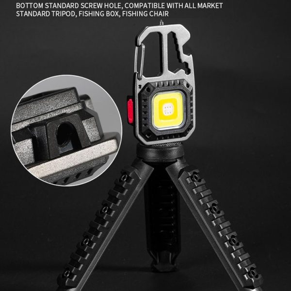 E-SMARTER W5138 Mini Bright Light Portable Flashlight, Specification: Black+Magnet - Image 6