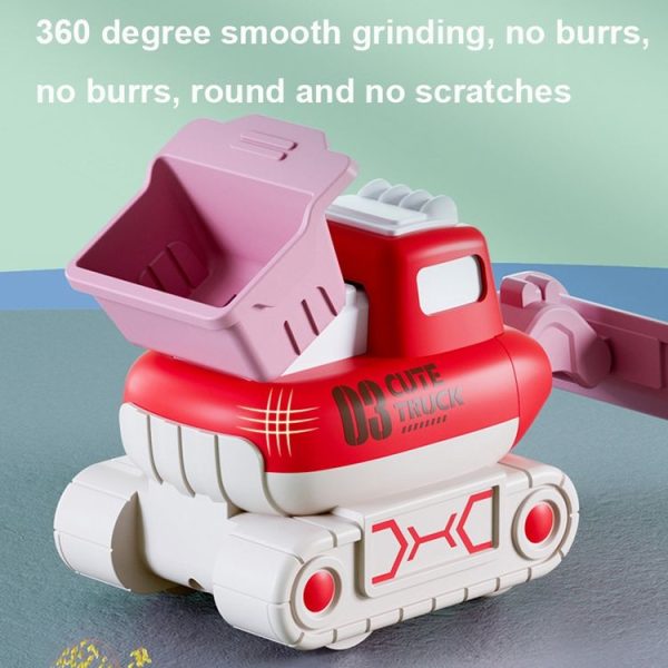 3 PCS 7799 Pressing Inertia Forward Cartoon Children Toy Car (Red) - Image 4