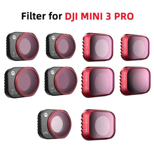 NDPL8+NDPL16+NDPL32+NDPL64 PGYTECH Filter Protecting Lens And Sensor For DJI Mini 3 Pro - Image 6