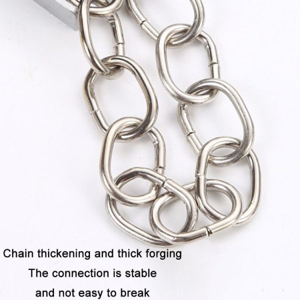 Punching Installation Protection Stainless Steel Window Limit Lock, Specification: B Type Silver - Image 5