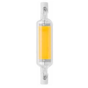 78MM 10W R7S LED COB Dimmer Glass Lamp Double-end Horizontal Plug-in Light (110V Natural White Light)