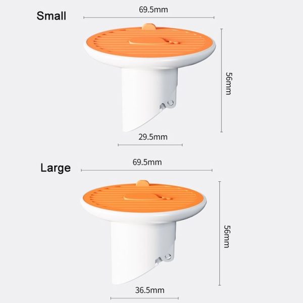 Sewer Deodorant Magnetic Suction Floor Drain Cover, Size: 3cm (Green) - Image 3