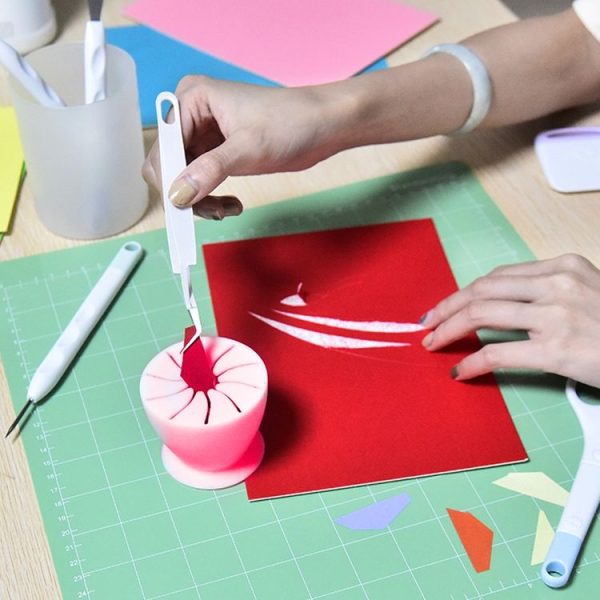 5 In 1+Recycler+Bag Vinyl Weeding Tool Set DIY Silhouette Embossed Engraving Tool - Image 5
